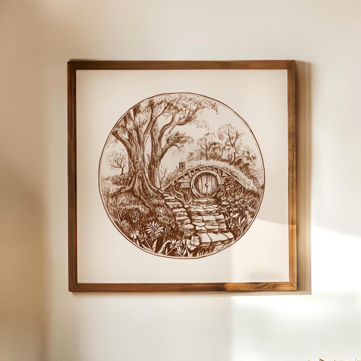 Cozy Fantasy Novel Inspired Art Print