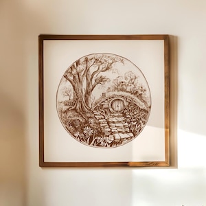 Cozy Fantasy Novel Inspired Art Print