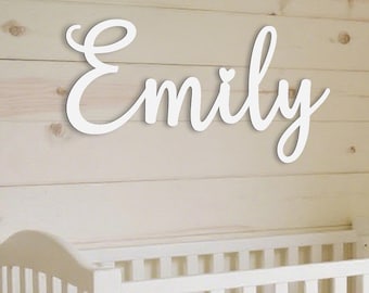 Personalized Wooden Name Sign, Custom Baby Name Sign, Nursery Name Sign, Wood Letters, Wall Name Sign, Kids Room Decor, Wooden Sign for Baby