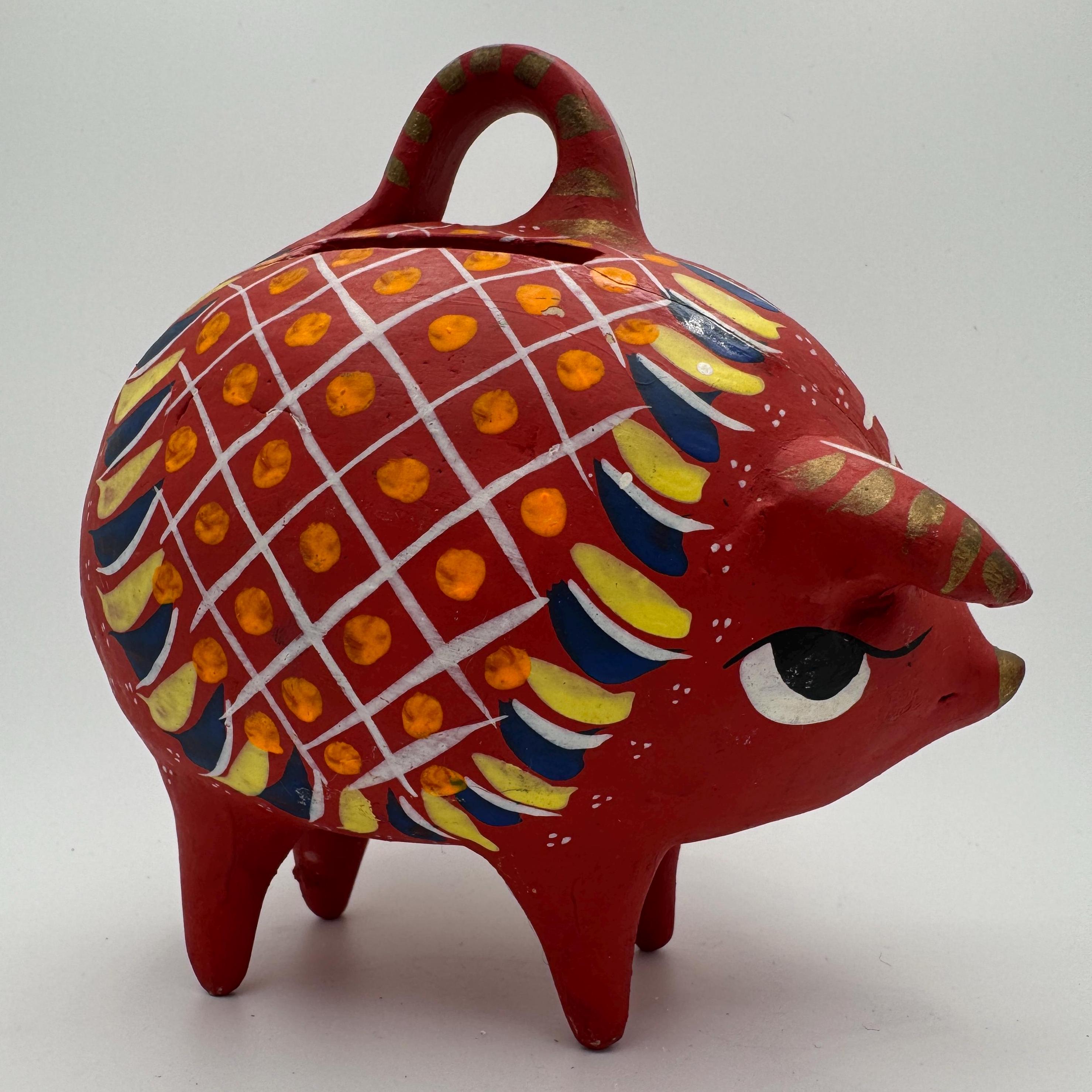 カラフルな貯金箱置物セットレトロヒッピーサイケ カラフルな貯金箱置物セットレトロヒッピーサイケ