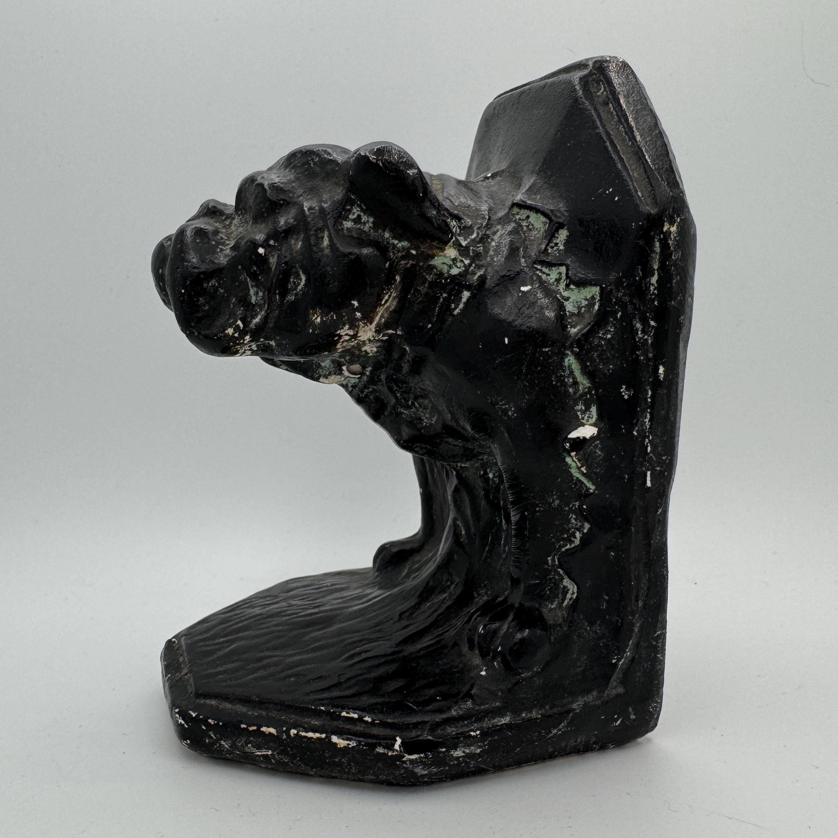 ヴィンテージ セラミック ブルドッグ ブックエンド - Etsy 日本