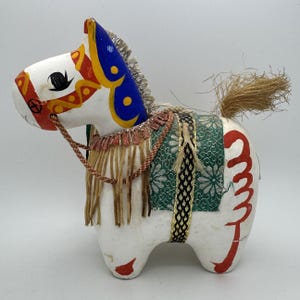 Vintage Papier Mache Japanisches Pferd
