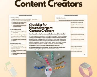 Checklist for Neurodivergent Content Creators