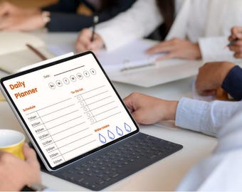 Neurodivergent-Friendly Daily Planner with Water Intake Tracker for Students and Professionals