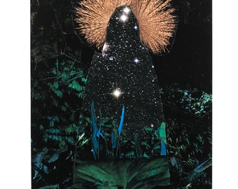 Black Madonna - Mama Gaia -  7.25 x 10.5" Giclee Print MADE TO ORDER