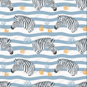 Seamless Zebra Print: Exotic Animal Pattern (300 DPI)