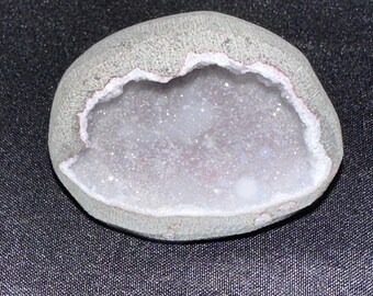 Chalcedony Cluster with Mordentite Crystals