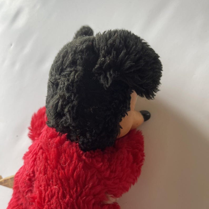 Vintage Baby Mickey Mouse Plush Toy, 10” Rubber Face Walt Disney image 16