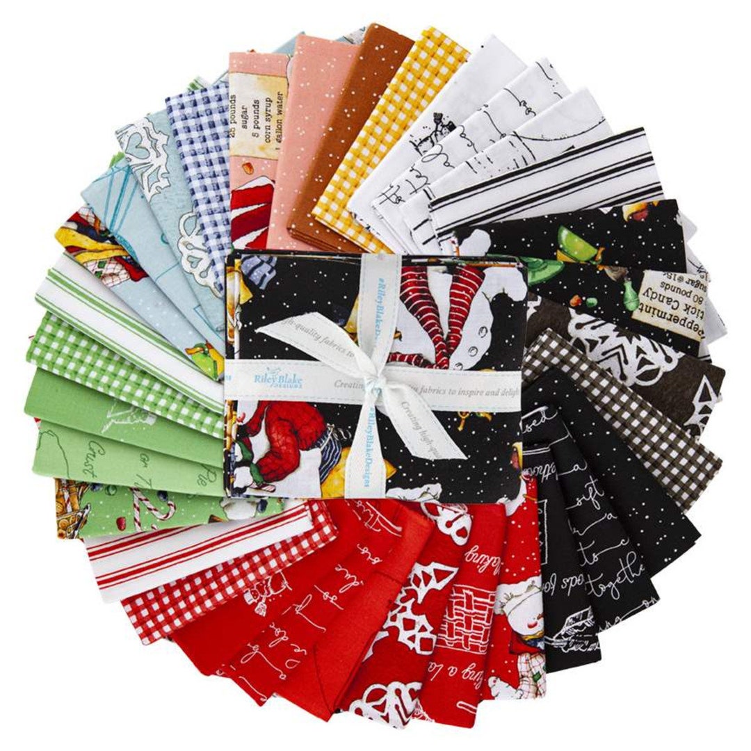 Snow Sweet Fat Quarter Bundle by J. Wecker Frisch for Riley Blake ...