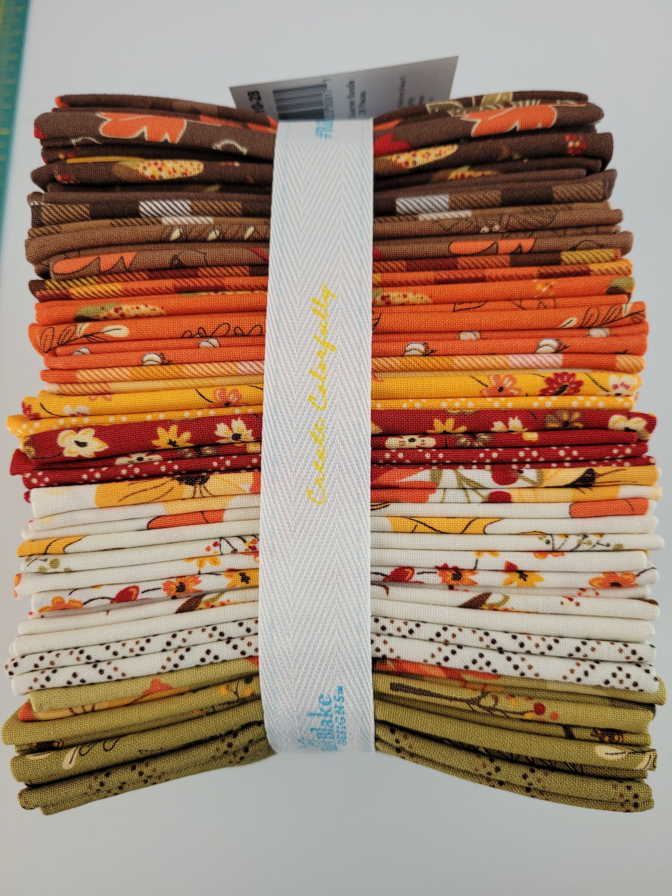 Fall's in Town Riley Blake 5 Stacker 42 Precut Fabric Quilt Squares by  Sandy Gervais 