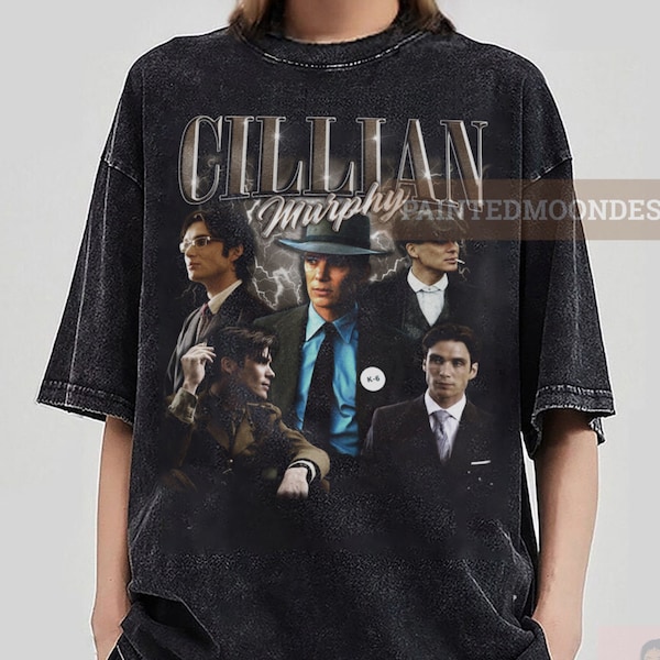Cillian Murphy Vintage Shirt, Cillian Murphy Graphic T-shirt, Retro 90's Fans Homage T-shirt, Cillian Murphy Sweatshirt, Murphy T shirt