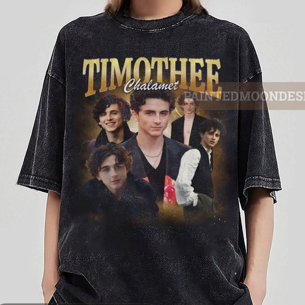 Limited Timothee Chalamet Vintage Tshirt, Gift For Women and Man Unisex Comfort Colors Shirt