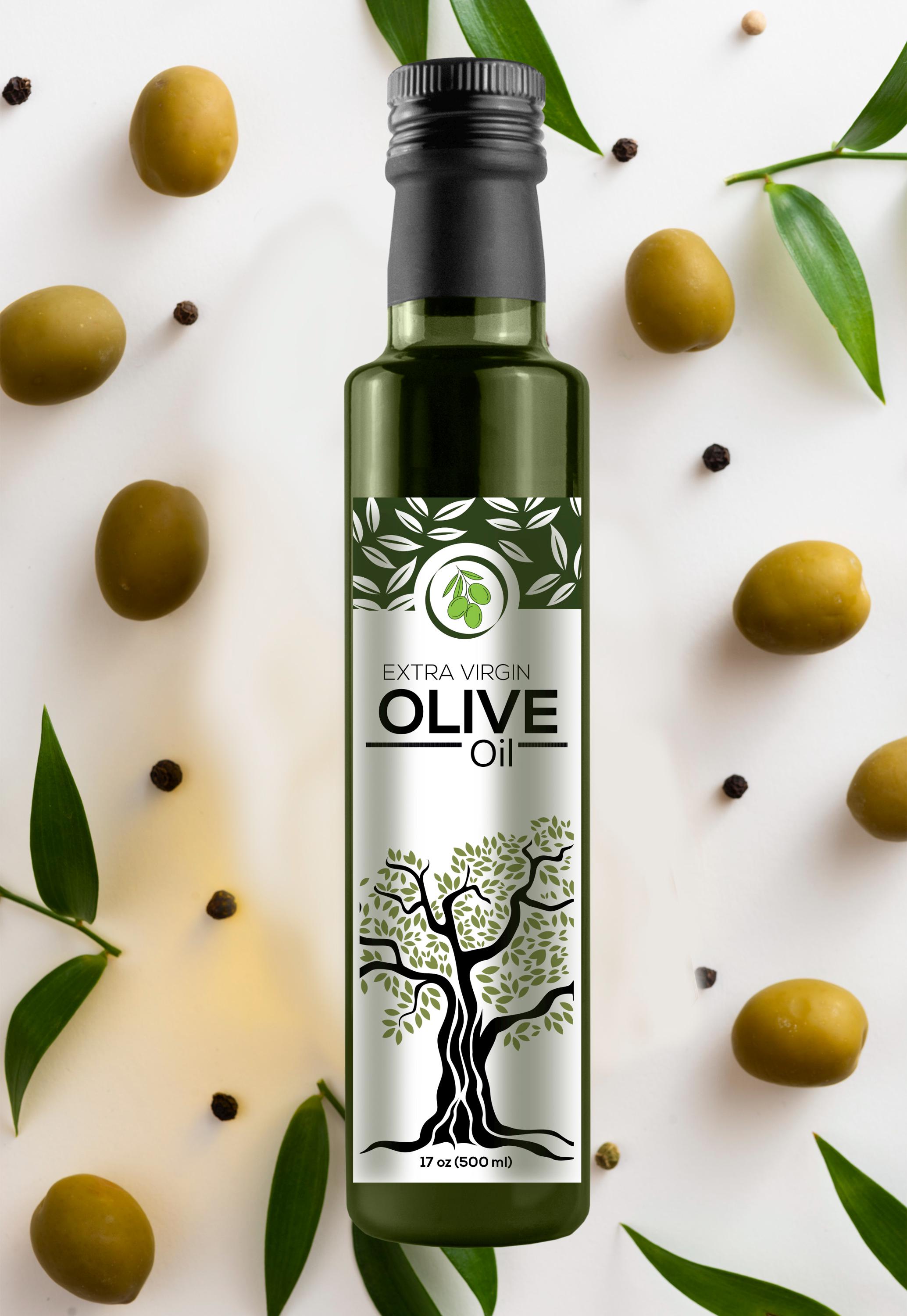 Etichette Adesive Personalizzabili Per Bottiglie Olio D'oliva - 9 Pezzi, Resistenti All'acqua