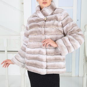 Rabbit Fur Jacket, Beige Fur Jacket, Elegance Coat, Real Fur Coat, Chinchilla Color, Fashion Fur, Luxury Coat, Real Fur Cape - Etsy Rabbit Fur Jacket, Beige Fur Jacket, Elegance Coat, Real Fur Coat, Chinchilla Color, Fashion Fur, Luxury Coat, Real Fur Cape - Etsy