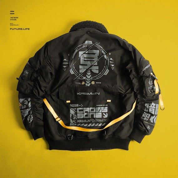 KRMLN Techwear Type -crossbone- Cyber Tactical Cyberpunk