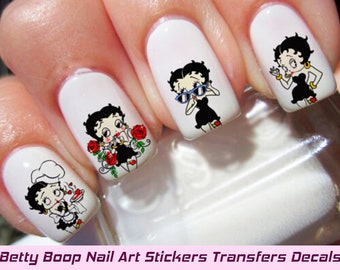 Betty Boop Nail Art - Etsy