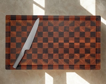 MADE TO ORDER | Handcrafted Wood Chopping Board | Walnut & Cherry