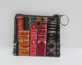 Change Purse in Book Lovers Print