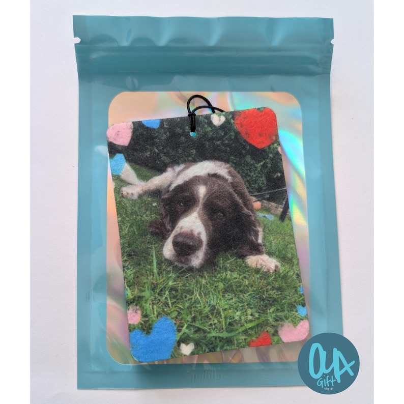 Personalised Photo Car Air Freshener | Custom Double-Sided New Driver Gift image 6
