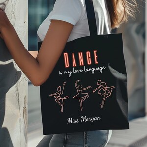 Bolsa de baile personalizada: un regalo elegante para estudiantes, profesores y mamás - Bolsa de lona personalizada