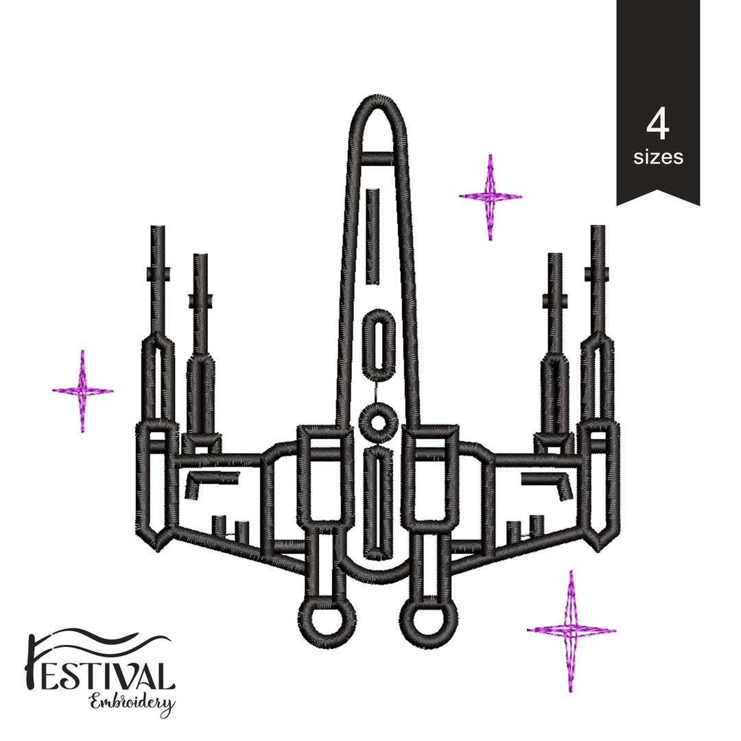 X-wing Starfighter Star Wars Machine Embroidery Designs. Rebel Alliance ...