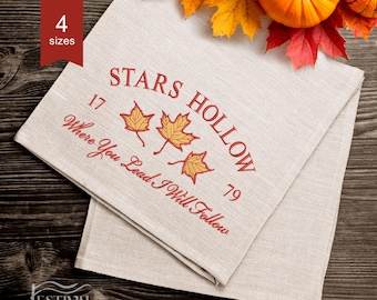 Motif de broderie étoiles reliques : pour fichier de broderie des fans de Gilmore Girl. Fichier DST de broderie Fall vibes (téléchargement instantané)