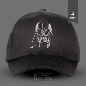 DARTH VADER Machine Embroidery Design. Instant download - 4 Sizes for 4x4 hoop