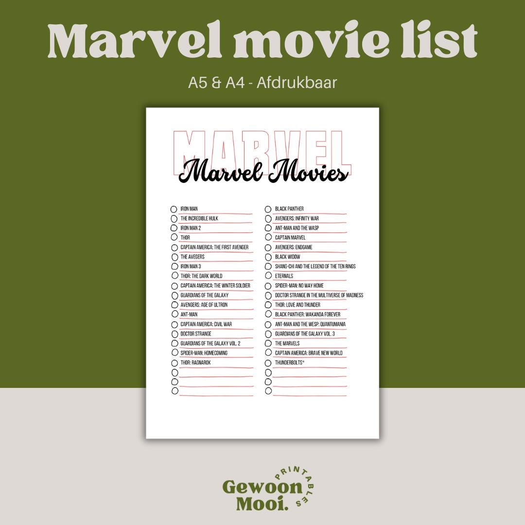 marvel-movie-checklist-a4-a5-printable-journal-page-etsy