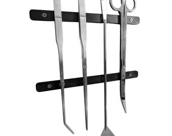 Magnetic Aquascaping Tool Holder with Stainless Steel Tools