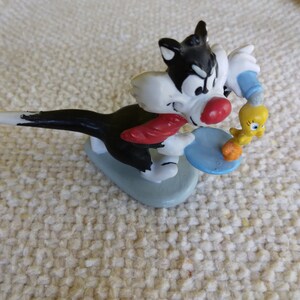 Sylvester the Cat and Tweety Bird PVC Collectible Figurines Applause Toy Figure 1988
