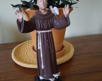 Plastic Statue of St. Francis of Assisi