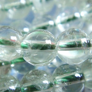 12. Green Amethyst Different Size Available Round Bead 16 Inches Strand Stone Bead