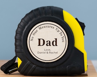 Cinta métrica personalizada para hombre, regalo para papá, regalo para el Día del Padre, regalo para papá, regalo para papá.