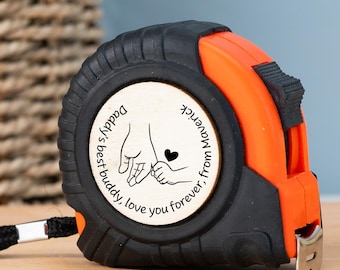 Cinta métrica para papá, papá e hijos. Te amamos más allá de la medida. Cinta métrica, regalo del día del padre, regalo para papá, abuelo, regalo para él.