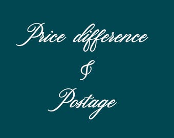 Price difference and postage, Other expenses