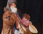 Original Watercolor Painting Watercolor painting Realistic painting Watercolor painting Realism Matted Framed