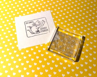EXLIBRIS Rubber stamp - CATS (choose one model)