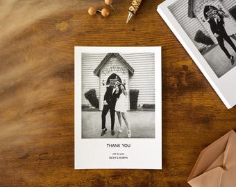 Custom A6 Photo Thank You Cards: Personalized 400gsm Cardstock Prints