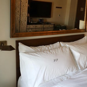 Embroidered Pillowcase / monogram, initials, Sweet Dreams, Mr. Mrs.