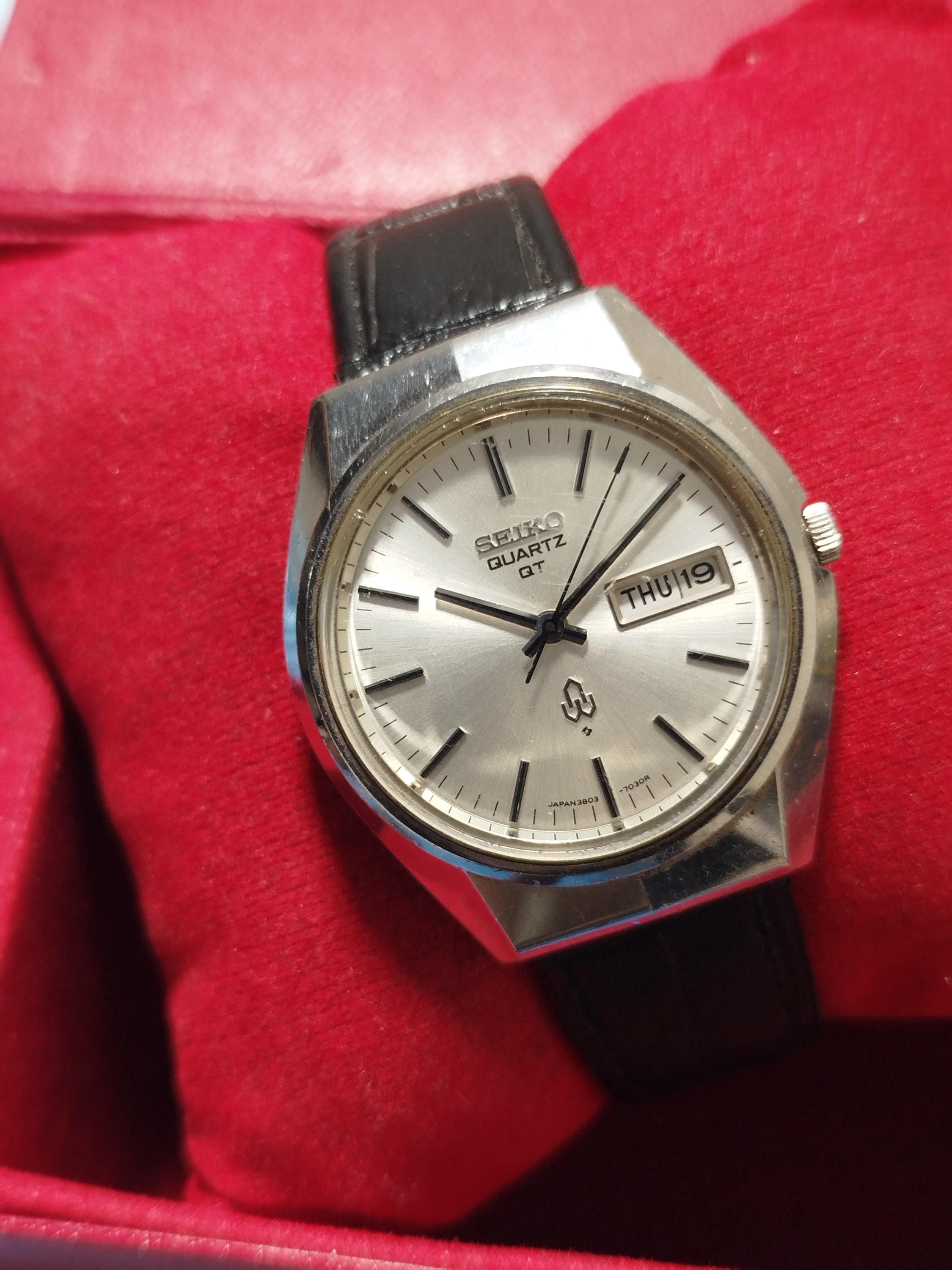 T*8様 【ヴィンテージ】SEIKO GRAND QUARTZ 純正ブレス　OH Men's Vintage Seiko Silver Wave Watch 2628-0060//2 Jewel Cal