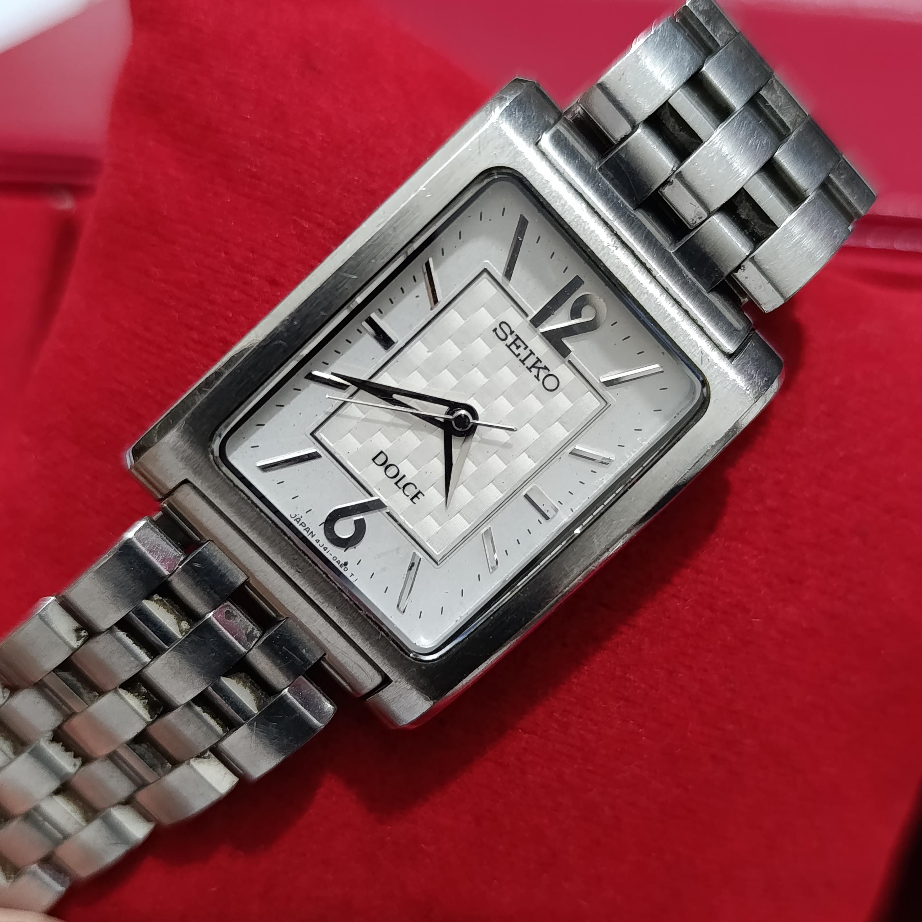 SEIKO DOLCE時計 シルバー Seiko Dolce Silver - Etsy