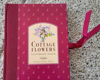 Cottage Flowers Photograph Album Paintings by Jenny Phillips