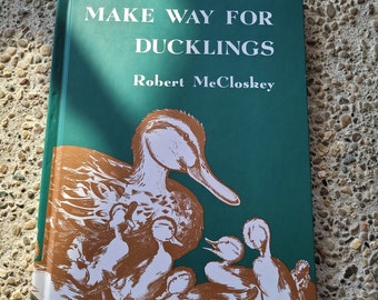 Vintage Book Make Way For Ducklings by Robert McCloskey