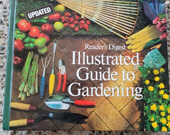 Vintage Book Reader's Digest Illustrated Guide to Gardening Updated