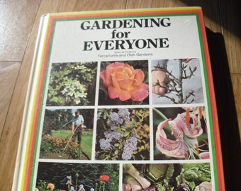 Vintage Book Gardening For Everyone Special Feature Terrariums and Dish Gardens