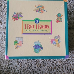 I Bet I Know When It Pays To Know It All Vintage Trivia Game