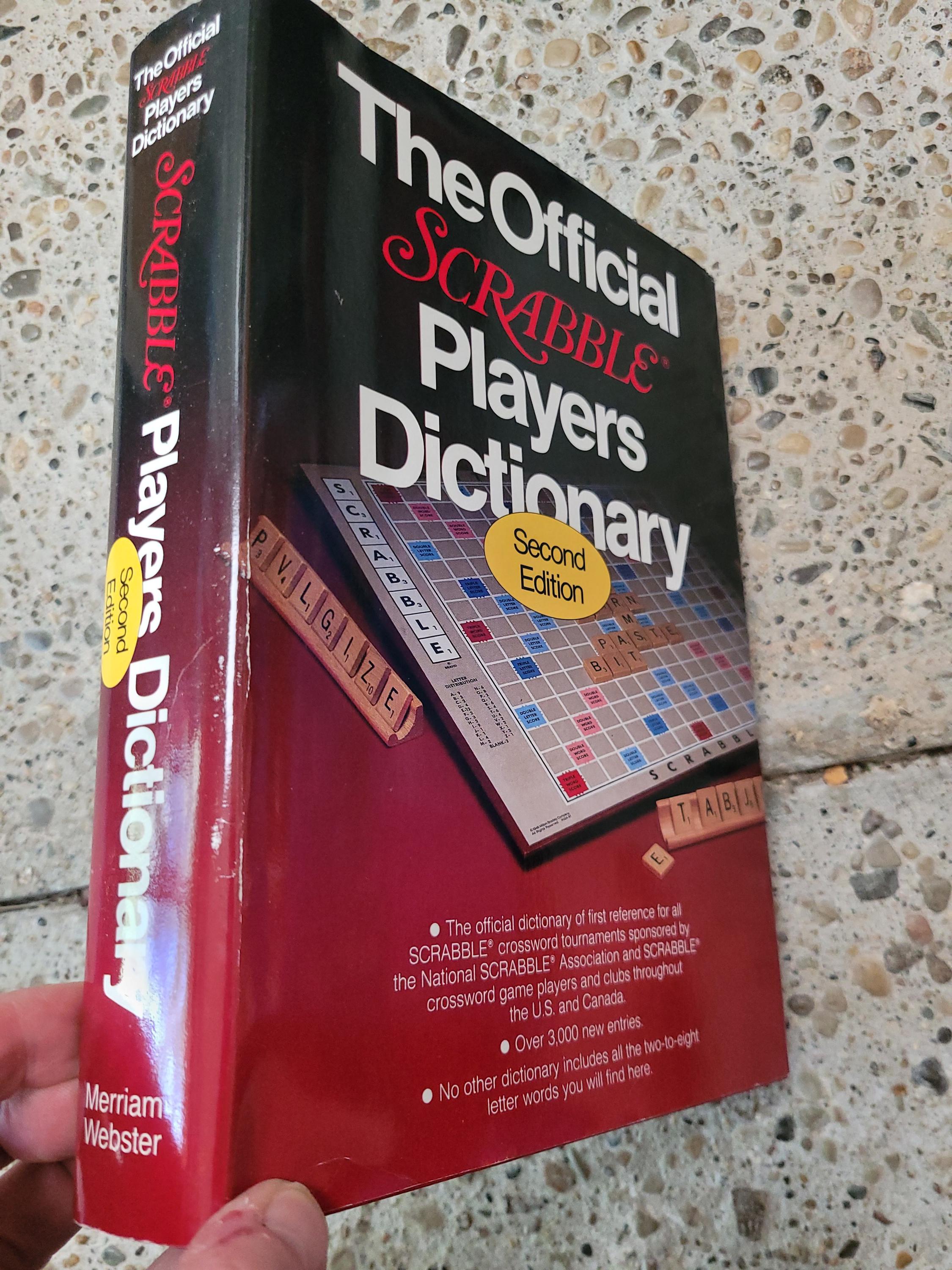 The Official Scrabble Players Dictionary Second Edition - Etsy