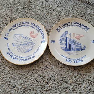 Collectable General Motors Commemorative  Plates