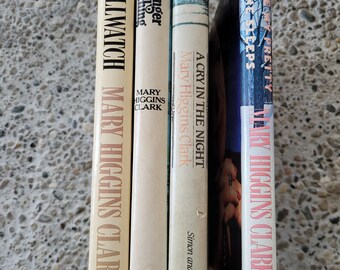 Vintage Books by Mary Higgins Clark A Stranger Is Watching, Stillwatch, While My Pretty One Sleeps and A Cry In the Night