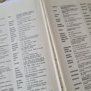 Vintage-Buch Das offizielle Scrabble Players-Wörterbuch, wie es besehen verkauft wird Bild 4